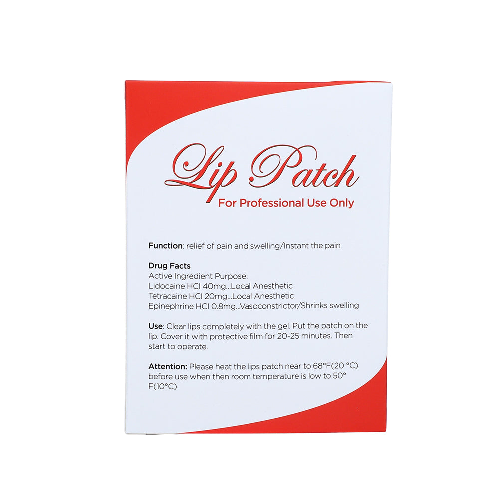 Anesthetic Lip Patches 10pcs