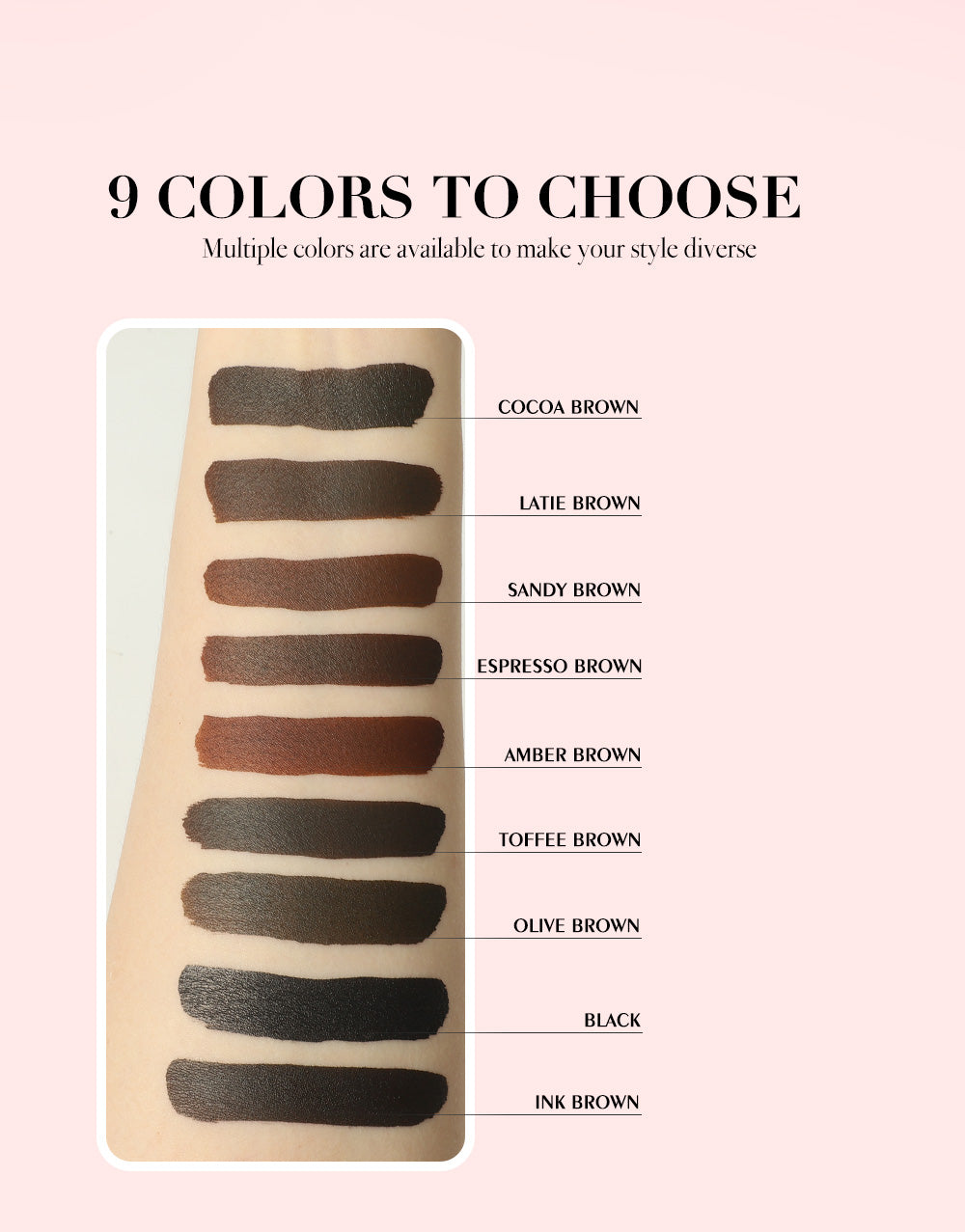 YDPMU POWDER Hybrid Liquid Pigment For Brows - 11 Shades Available