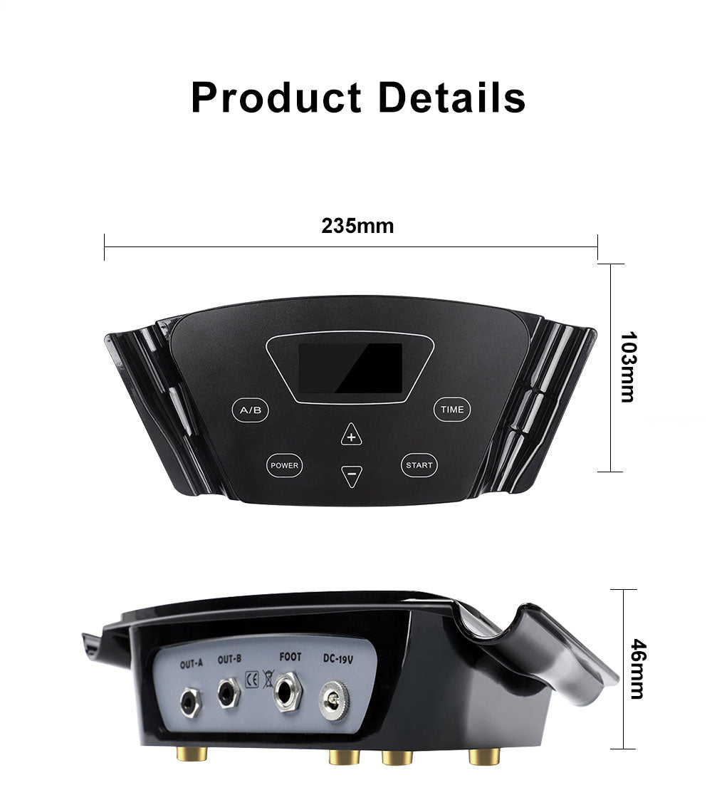 YDPMU Black Pearl 3.0 Permanent Makeup Machine Professional Kits