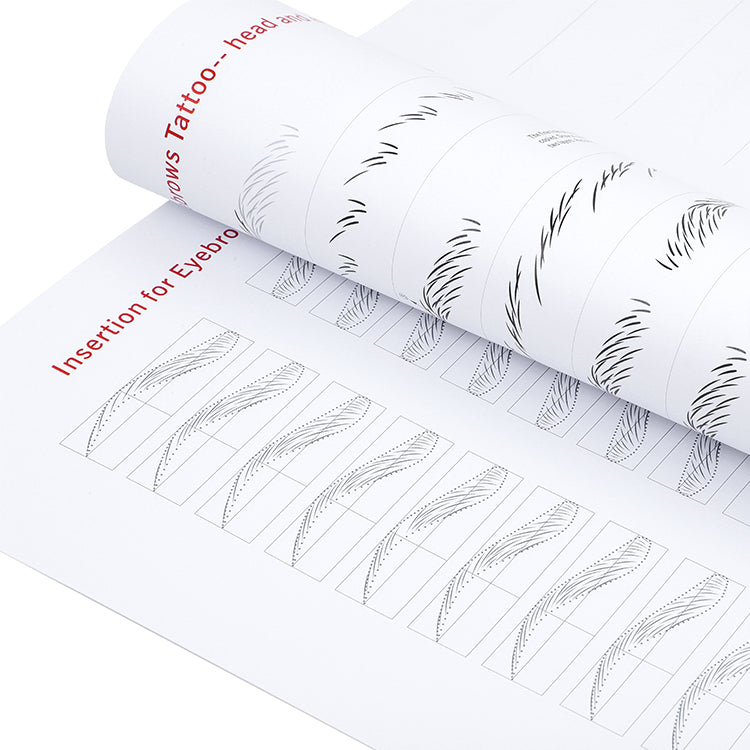 English Practice Book for Permanent Makeup Practice
