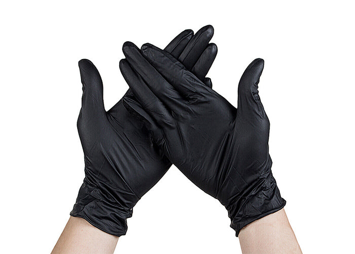 Black Disposable Nitrile Gloves