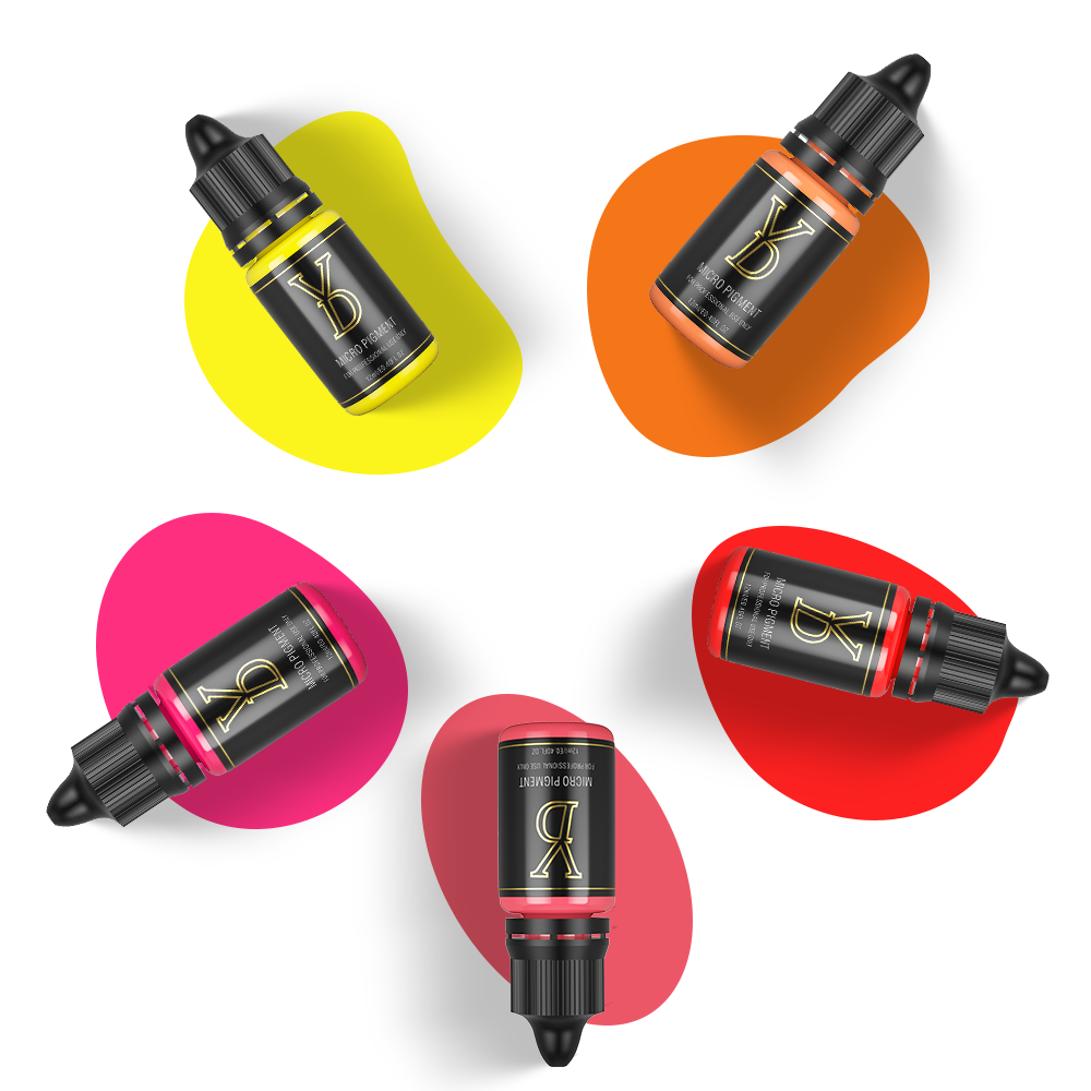 YDPMU Nano Organic Liquid Pigments for Soft Lips Set
