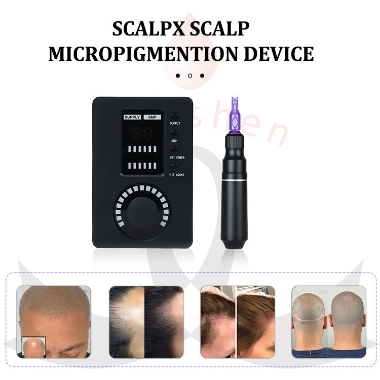 YDPMU ScalpX Micropigmentation Machine Pro Permanent Makeup Machine with 3.5mm Stroke Pen