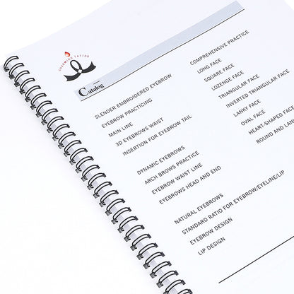 English Practice Book for Permanent Makeup Practice