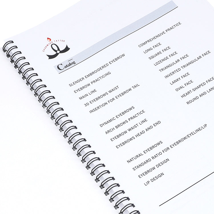 English Practice Book for Permanent Makeup Practice