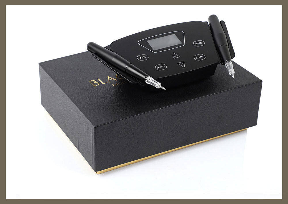 YDPMU Black Pearl 4.0 Permanent Makeup Machine with 2 Pens