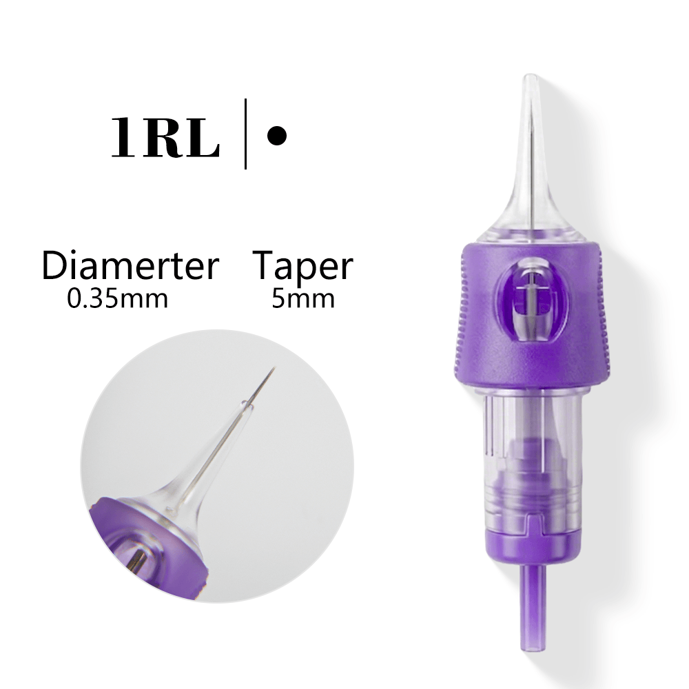 YDPMU Violet Precision Universal Cartridge Needles 20pcs/box