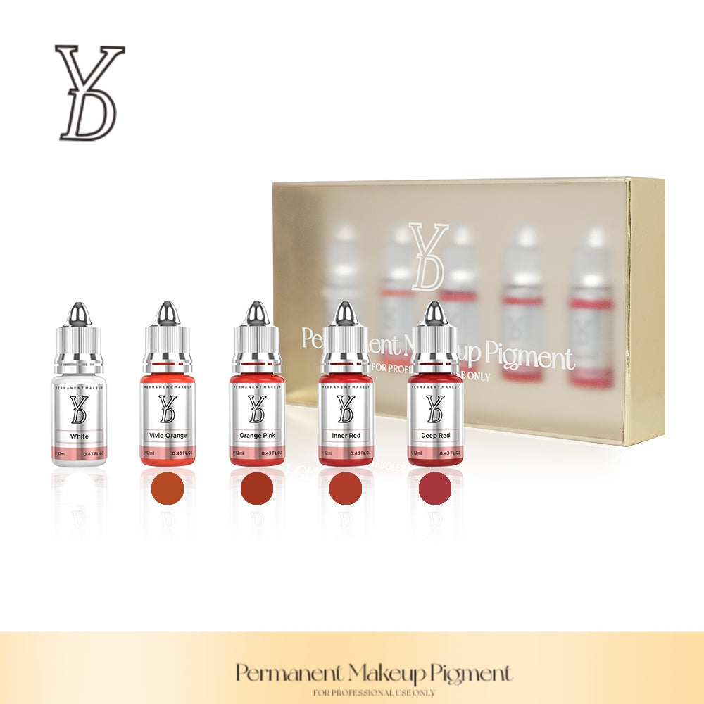 YDPMU Hybrid Organic Liquid Pigments For Enhancer Lips Set