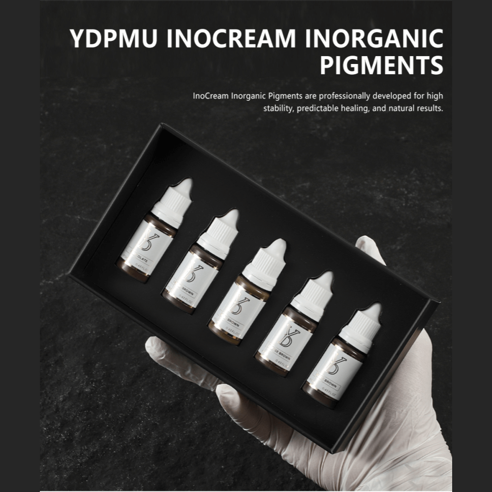 YDPMU Mineral Viscous Cream Pigment — 7 Shades | EU REACH Certified | Inorganic Formula