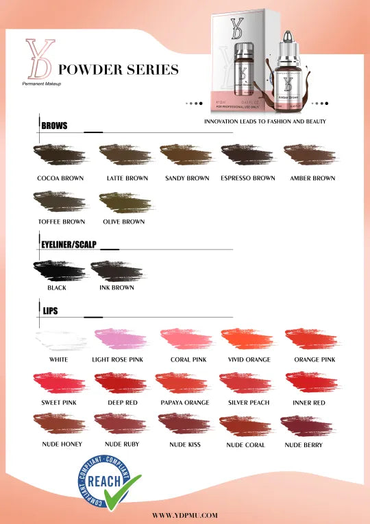 YDPMU Hybrid Liquid Pigment For Lips - 15 Shades Available