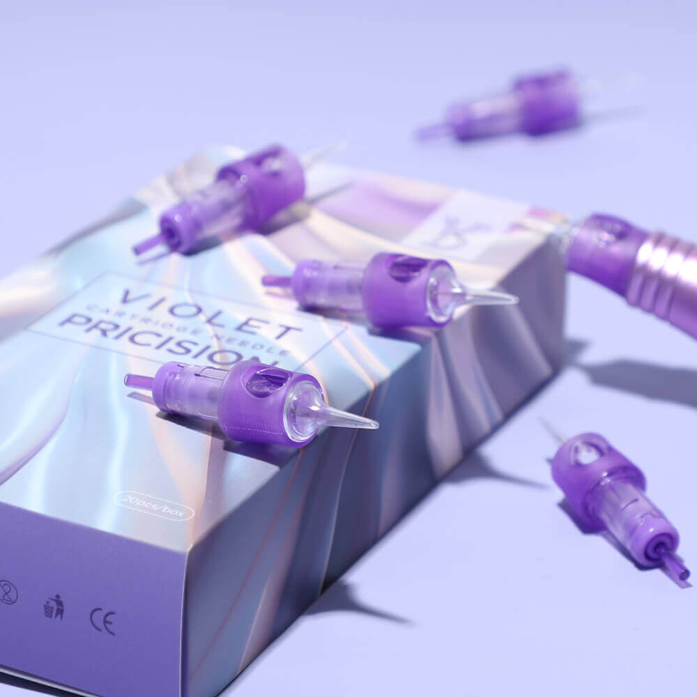 YDPMU Violet Precision Universal Cartridge Needles 20pcs/box