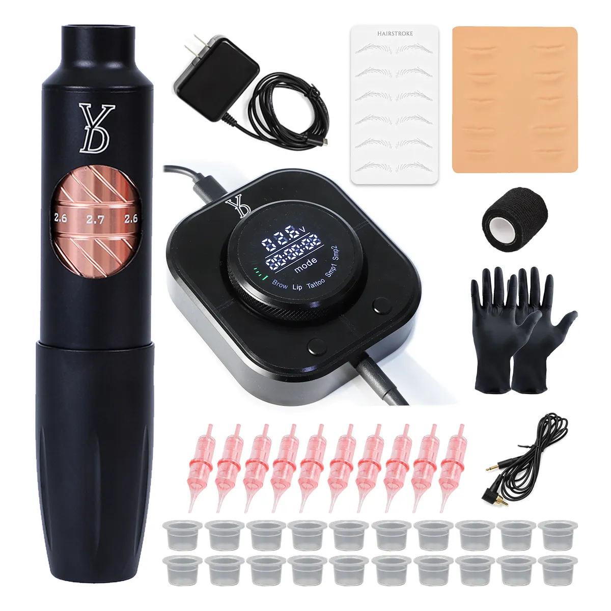 YDPMU Blink 1.0 Plus X24 Permanent Makeup Machine Professional Kits