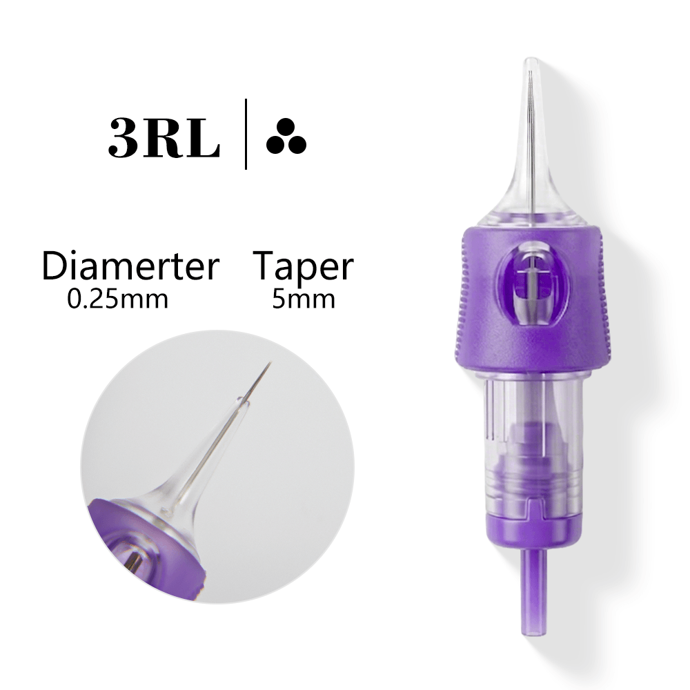 YDPMU Violet Precision Universal Cartridge Needles 20pcs/box