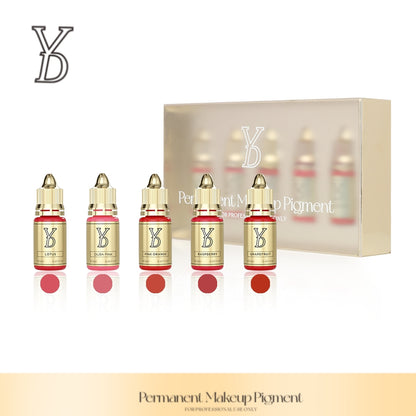 YDPMU NEO Organic Liquid Pigments Natural Lip Set Mixture Kit For Lip Blushing