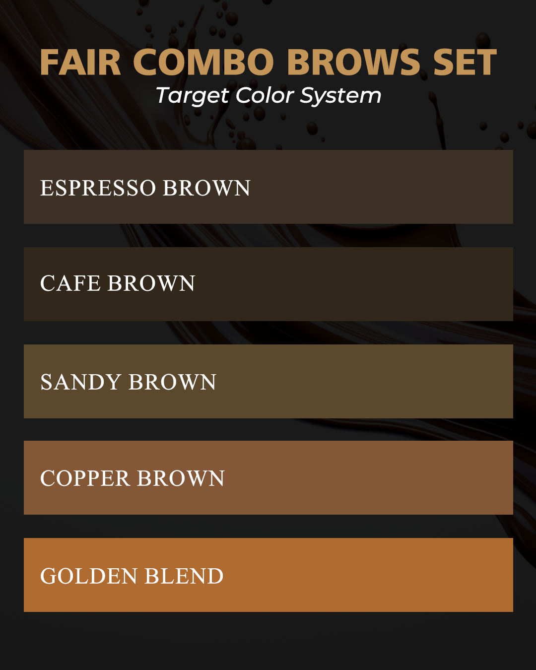 YDPMU POWDER Hybrid Liquid Pigment For Brows - Golden Blend