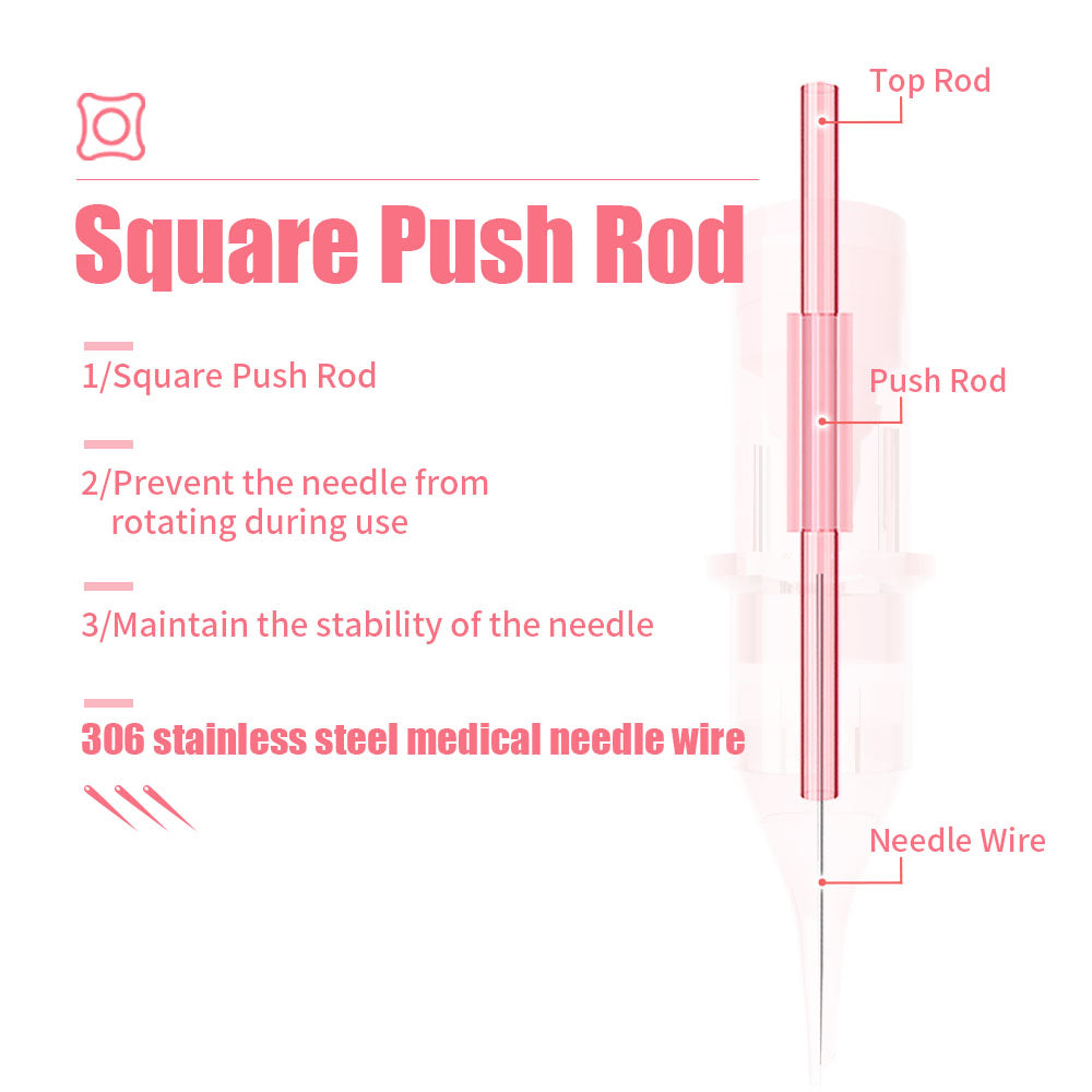 YDPMU Pink Crystal Universal Cartridge Microneedle 10Pcs/Box