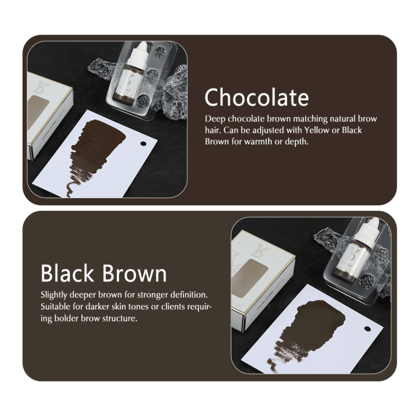 YDPMU Mineral Viscous Cream Pigment — 7 Shades | EU REACH Certified | Inorganic Formula