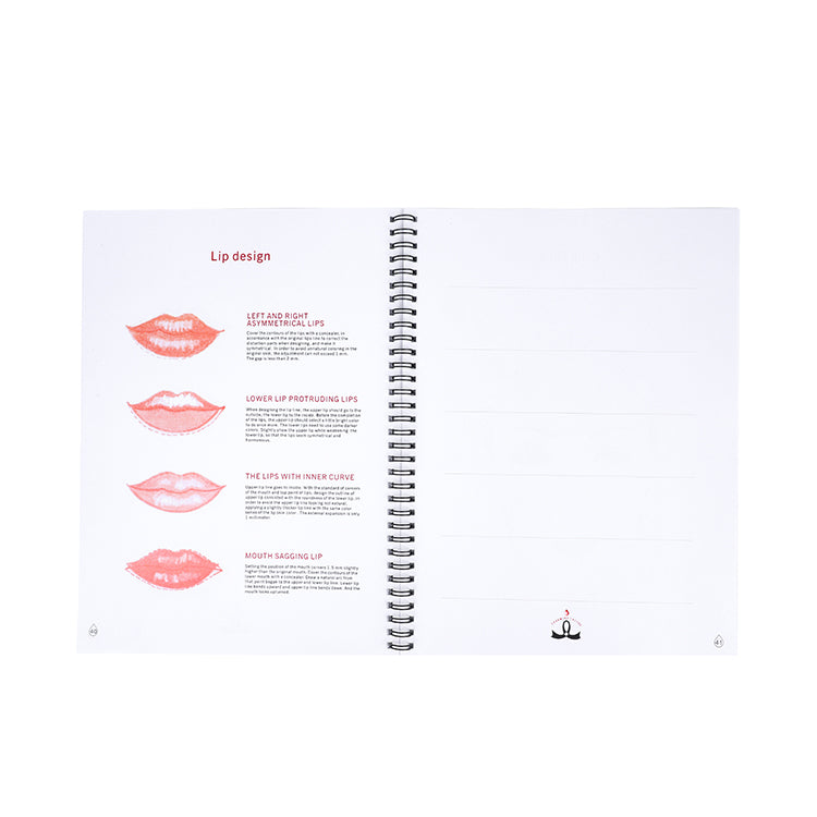 English Practice Book for Permanent Makeup Practice