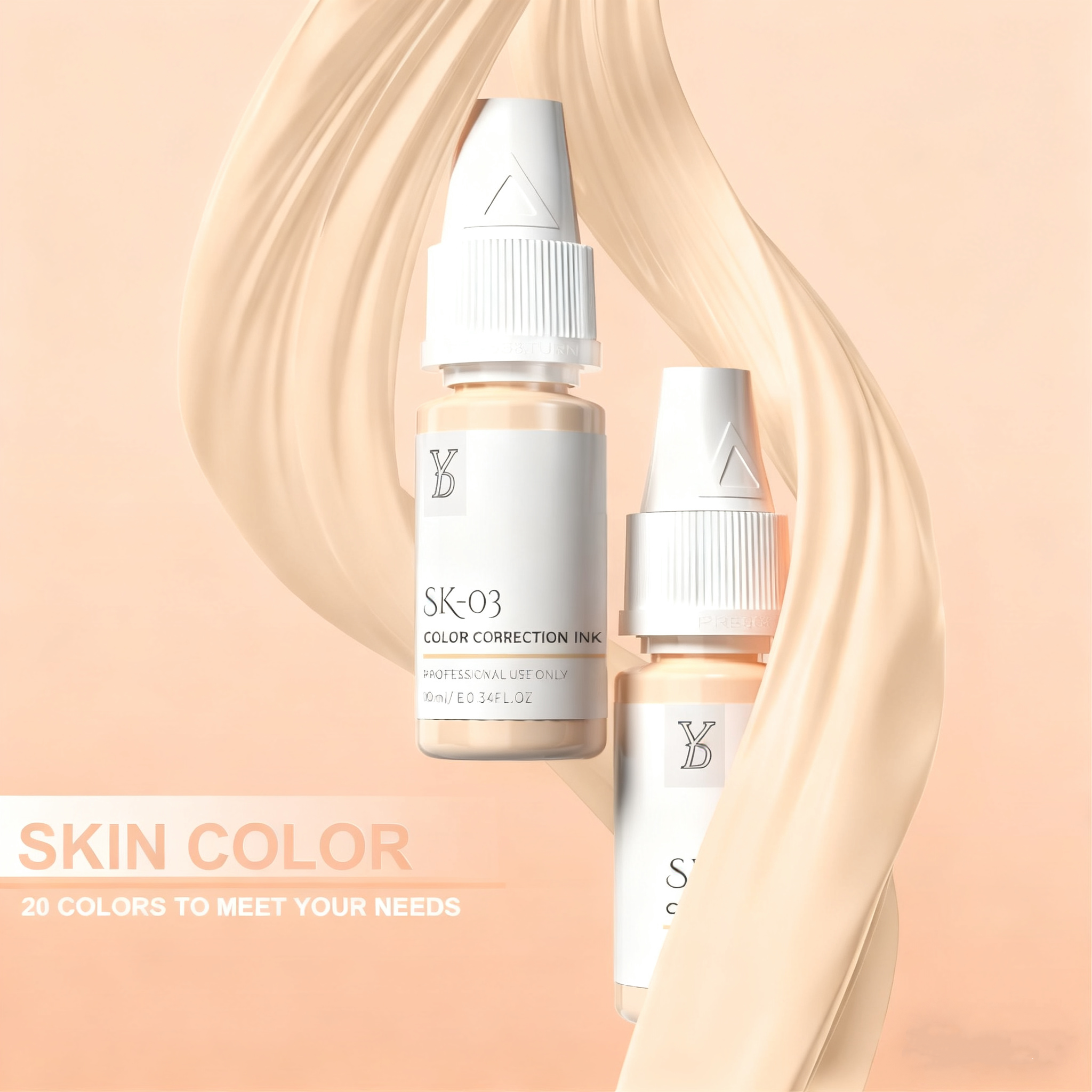 YDPMU Skin Camouflage Pigment Scar Camouflage Ink 20 Shades Available