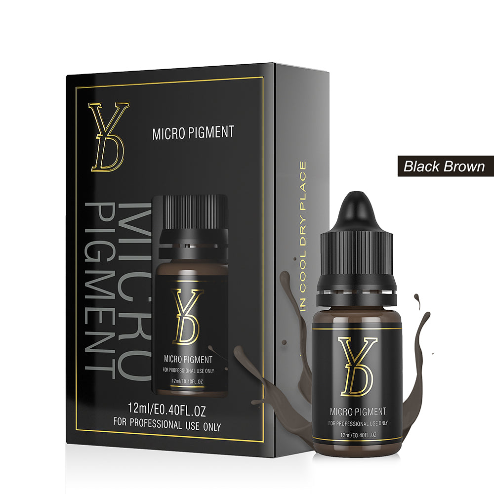 YDPMU Nano Organic Liquid Pigment for Brows - Black Brown