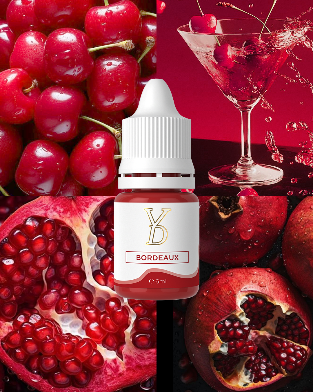 YDPMU NEO Organic Liquid Pigment Dark Lip Neutralize Set 6ml 10 Colors