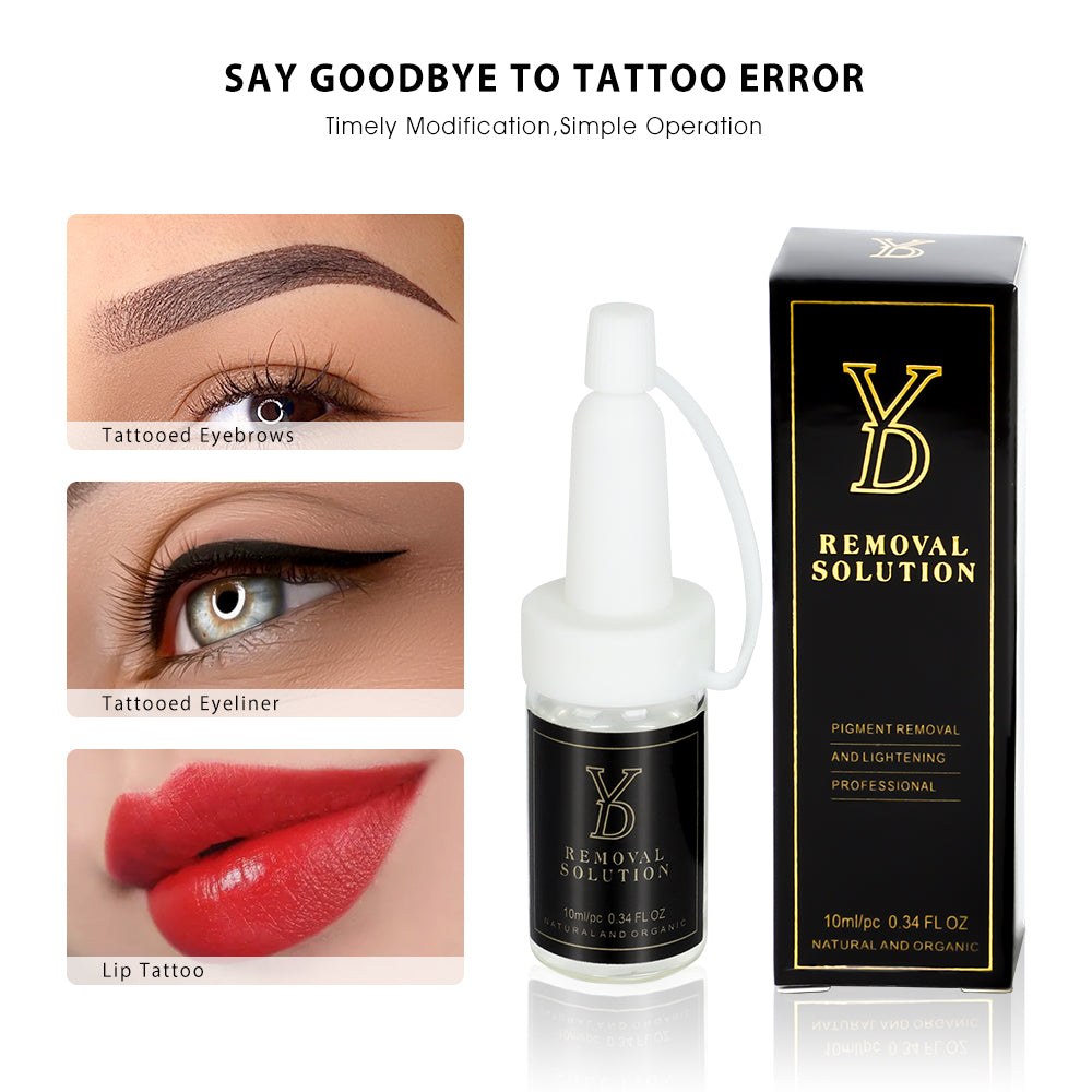 YD Tattoo Permanent Makeup PH7 Pigment Removal Solution Usage