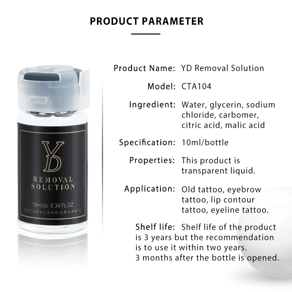 Product Parameter of YD PMU Pigment Removal Solution