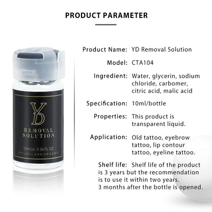 Product Parameter of YD PMU Pigment Removal Solution