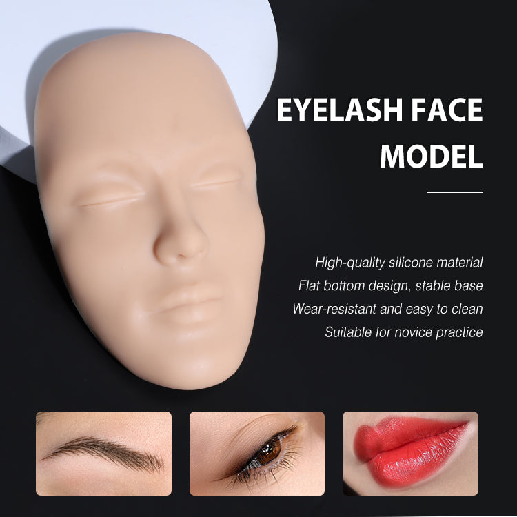 Eyelash Face Practice Model (Skin)