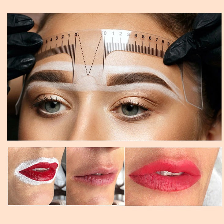 YDPMU Permanent Makeup Eyebrow Paste Conceal Cream with Brush