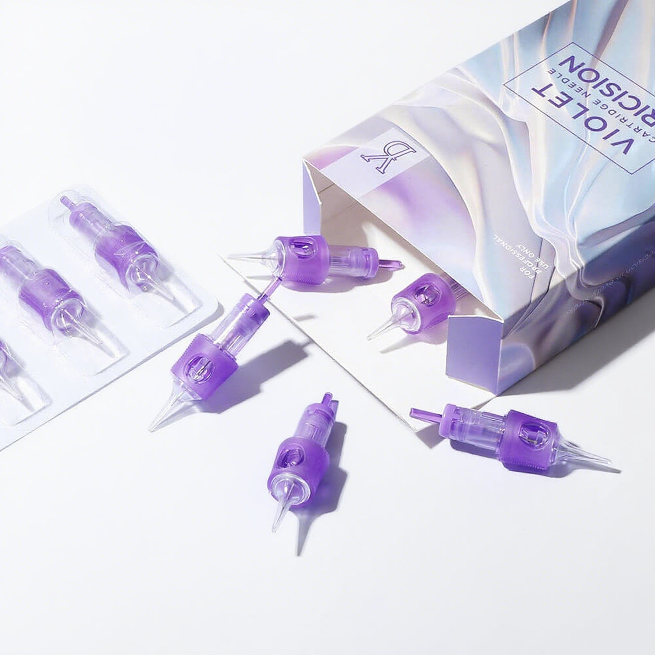 YDPMU Violet Precision Universal Cartridge Needles 20pcs/box