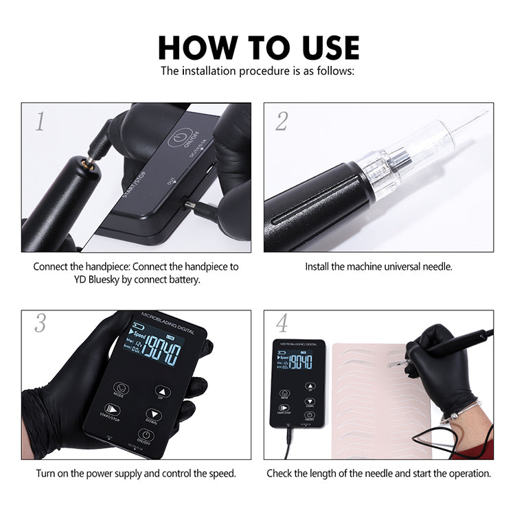YDPMU Bluesky 2.0 Pro Microblading with a Machine Kit