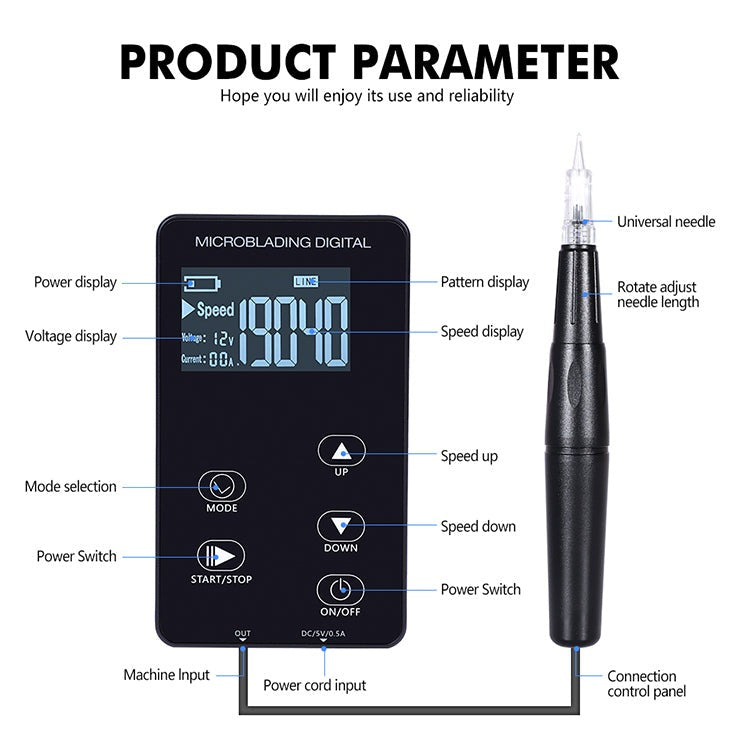 YDPMU Bluesky 2.0 Pro Microblading with a Machine Kit