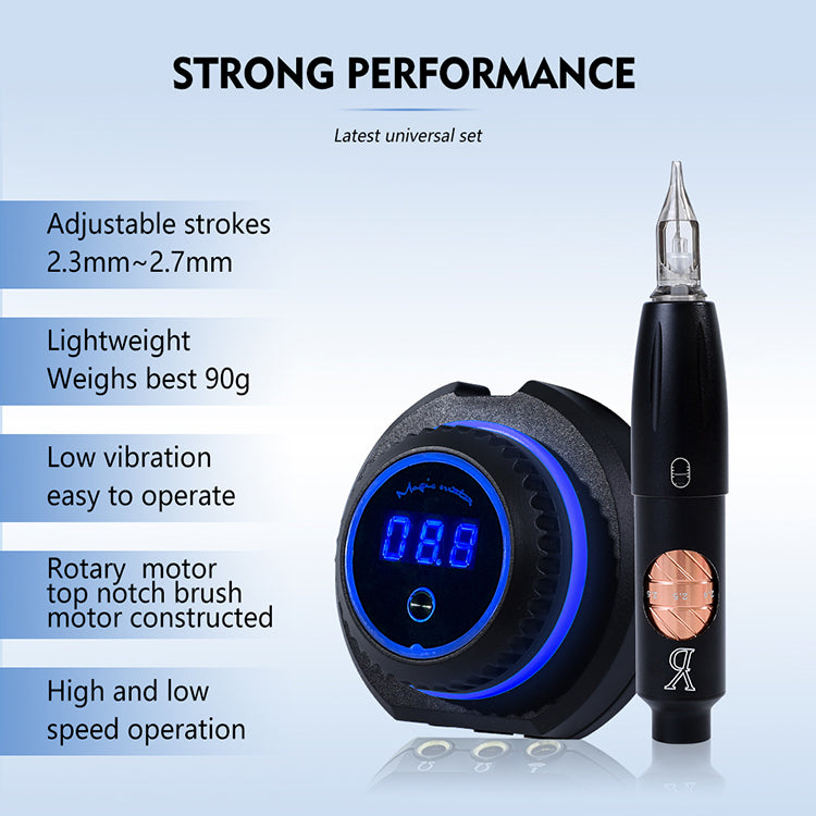 YDPMU Blink 1.0 Plus Magic Pro PMU Machine with 2.3-2.7mm Adjustable Stroke