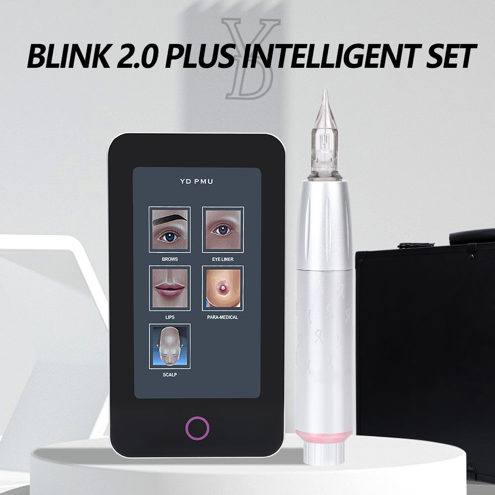 YDPMU Beautynotes Advanced Touch Screen Intelligent Permanent Makeup Machine with 2.3-2.7mm Adjustable Stroke