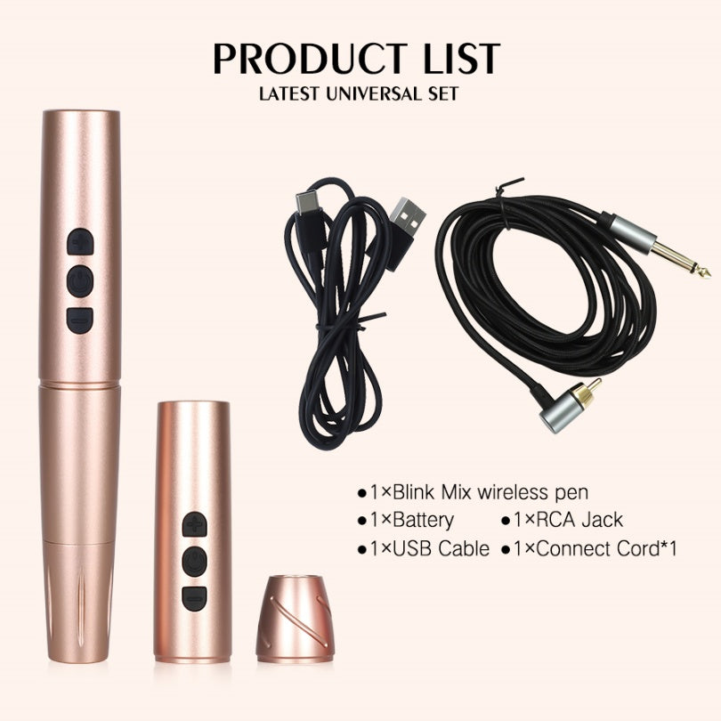 YDPMU Blink Mix Wireless Permanent Makeup Machine Professional Bundle