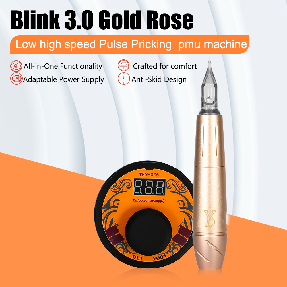 YD Blink 3.0 Gold Rose PMU Machine