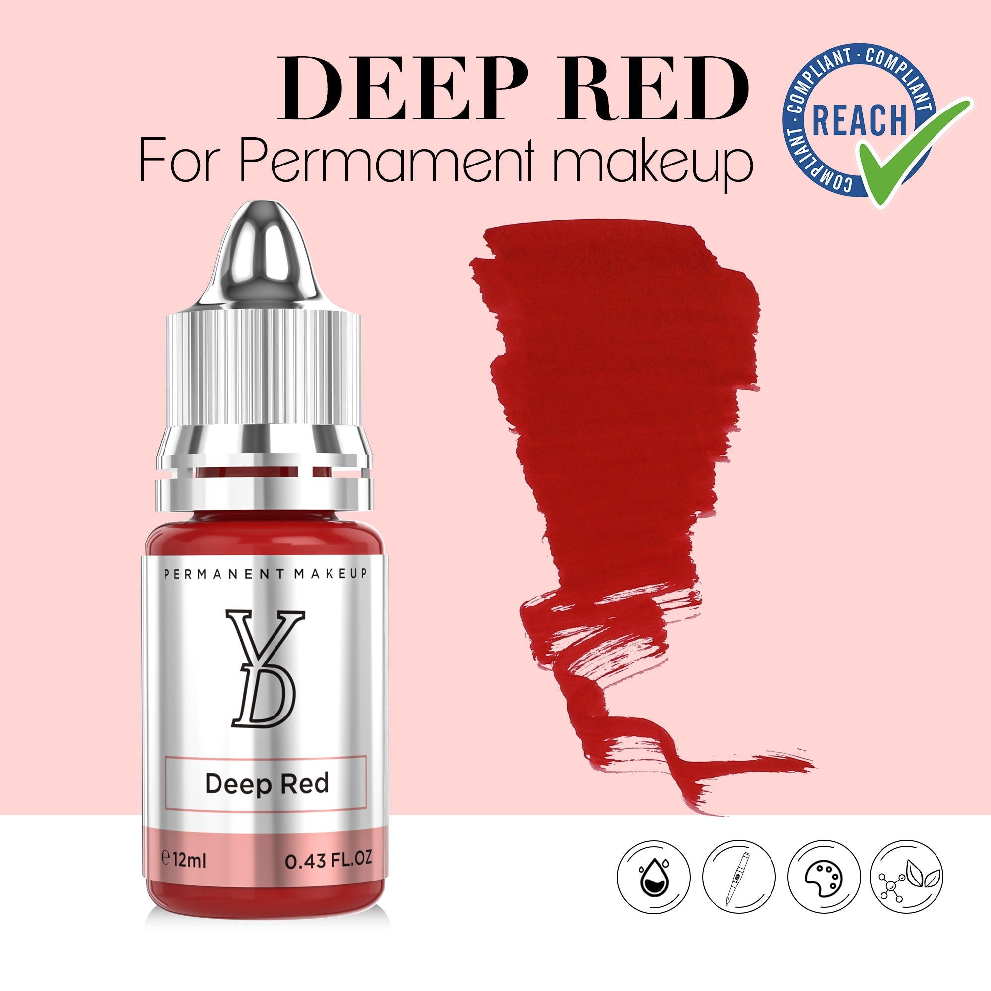 YDPMU Hybrid Liquid Pigment For Lips - Deep Red