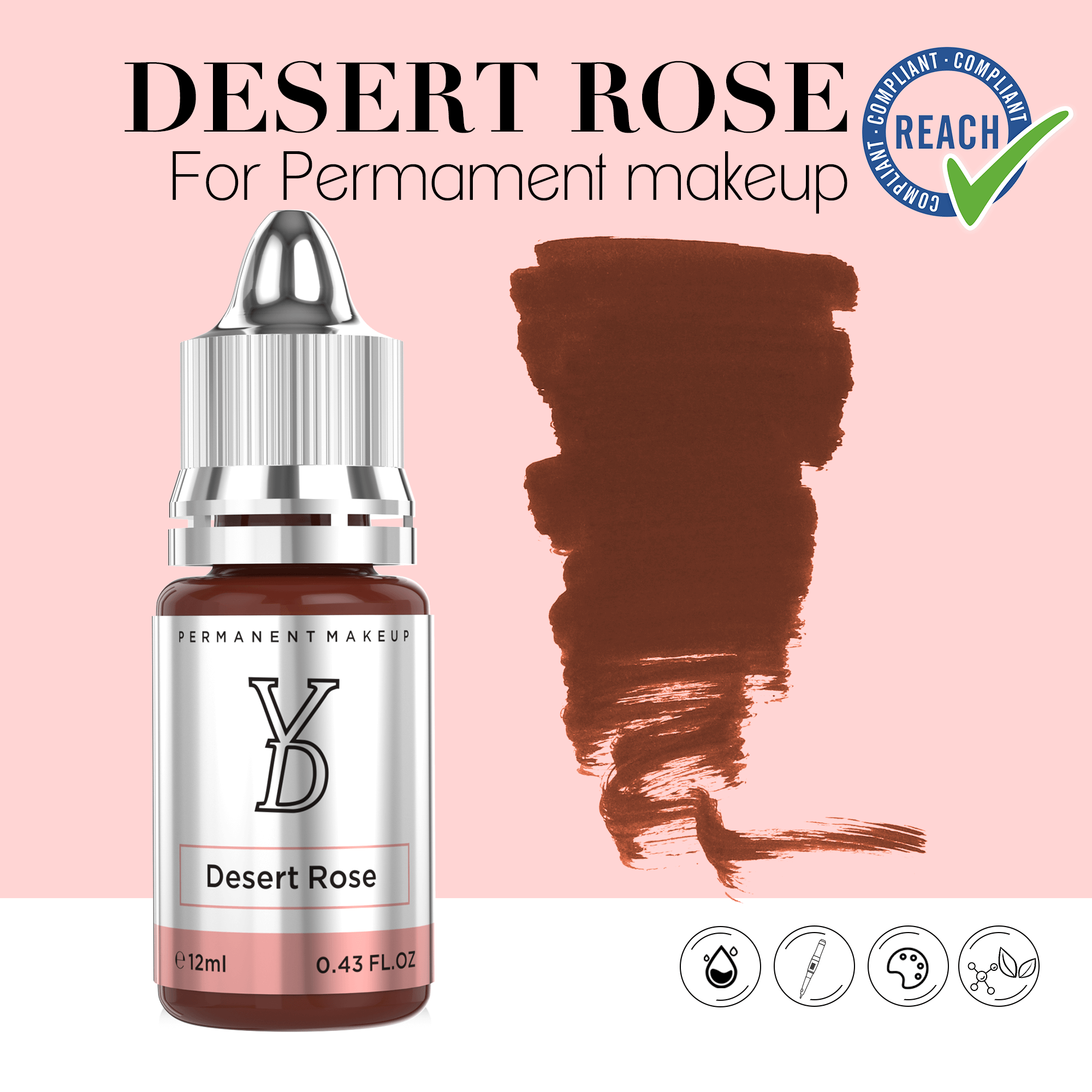 YDPMU Powder Areola Pigment - Desert Rose