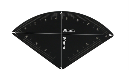 One-minute Eyebrow Mapping Ruler Tool