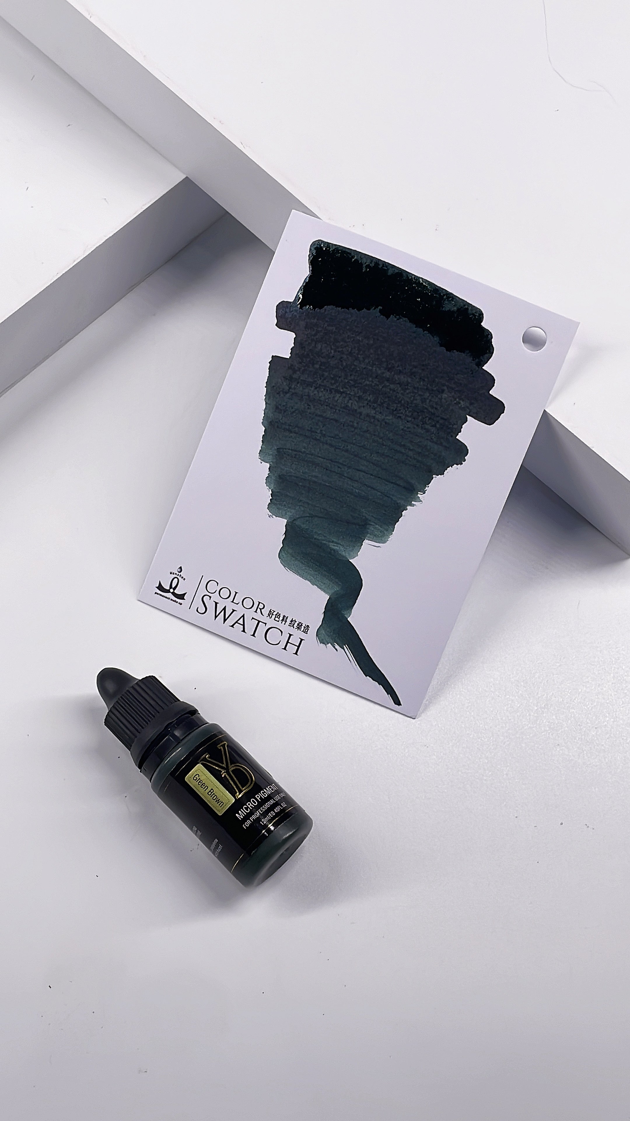 YDPMU Nano Organic Liquid Pigment for Brows - Green Brown
