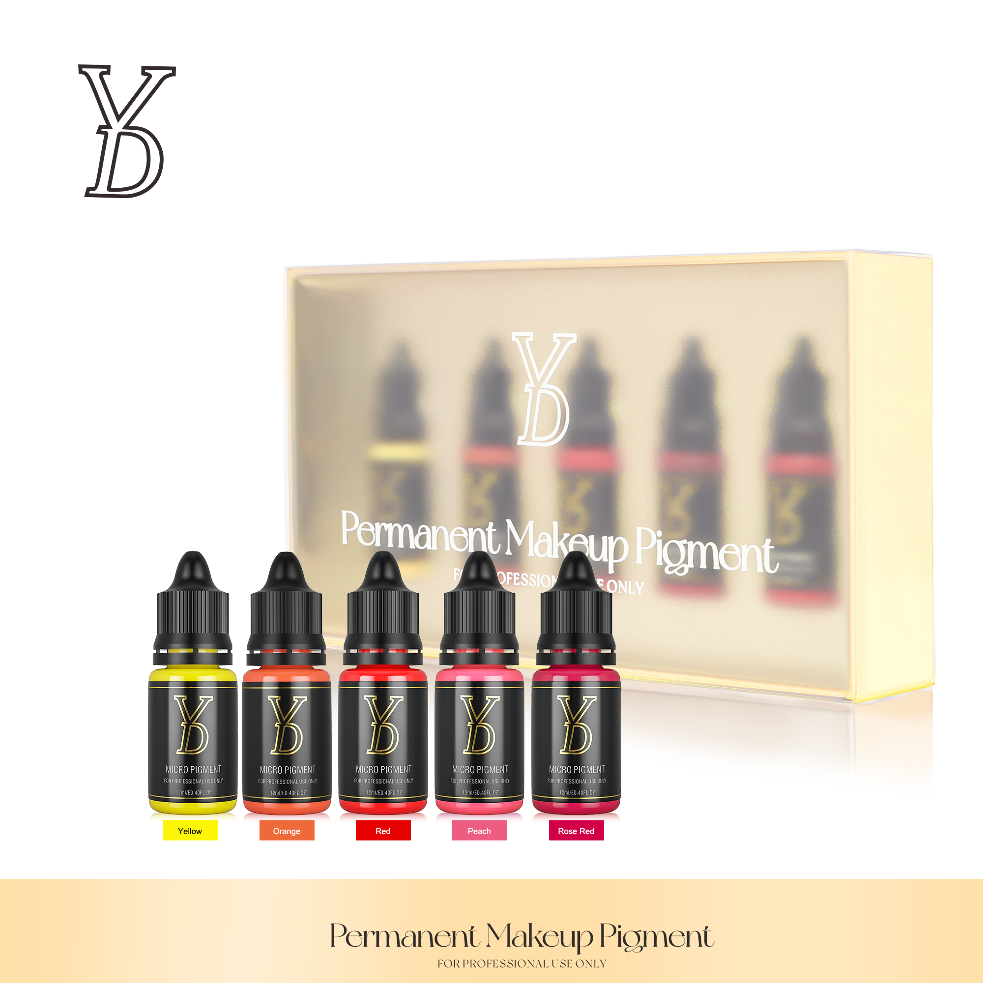 YDPMU Nano Organic Liquid Pigments for Soft Lips Set