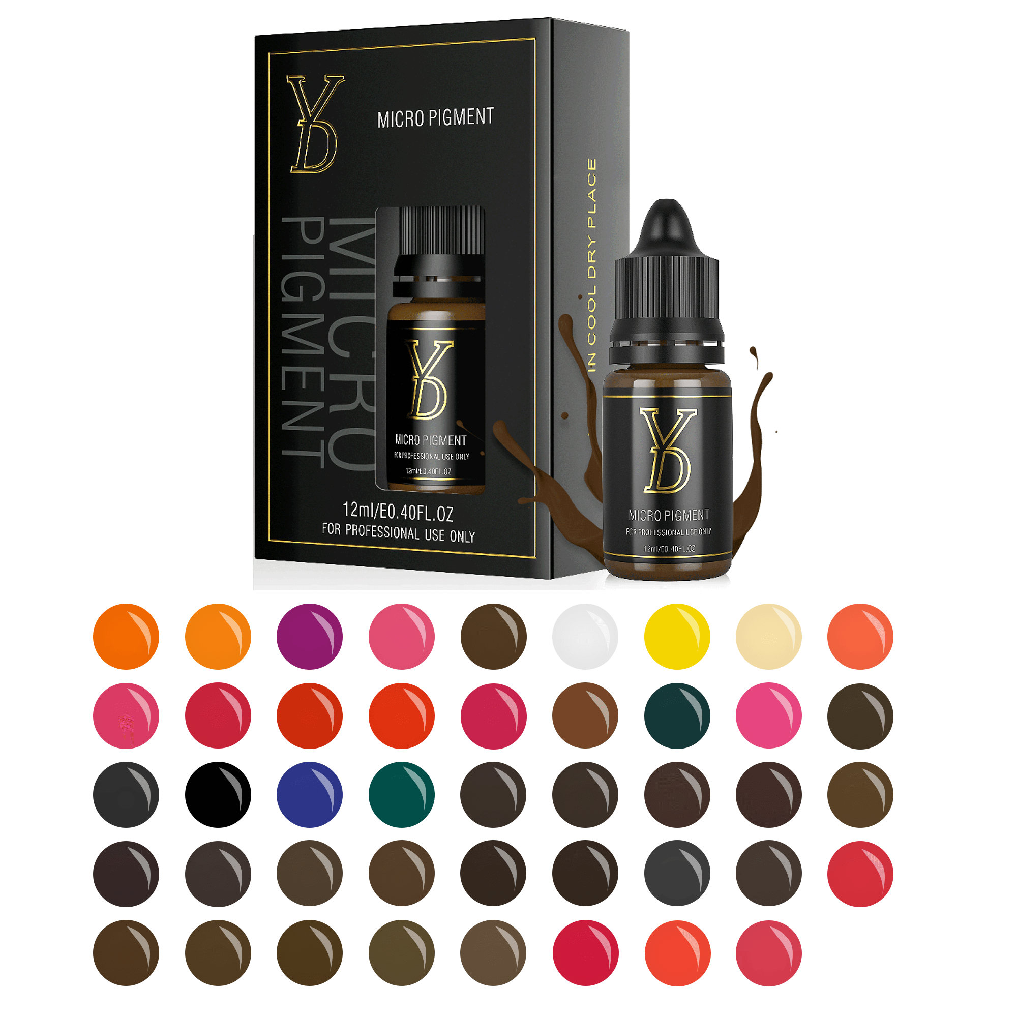 YDPMU NANO Organic Liquid Pigment  - 44 Shades Available