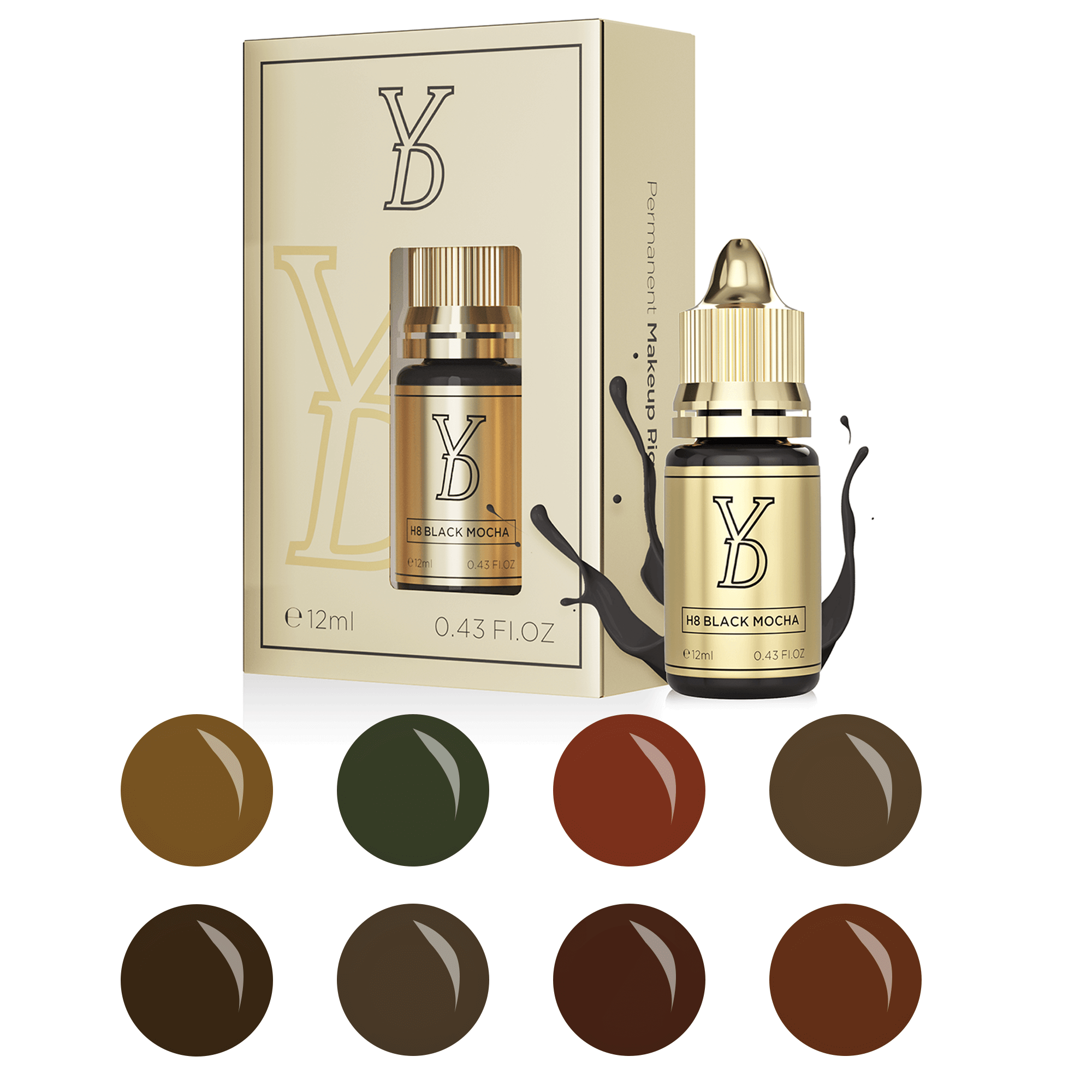 YDPMU Hybrid Cream Pigment For Brows - 8 Shades Available