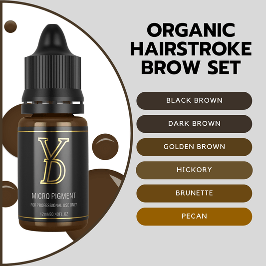 YD Organic Liquid Pigment for Hairstroke Brows-6 Universal Shades