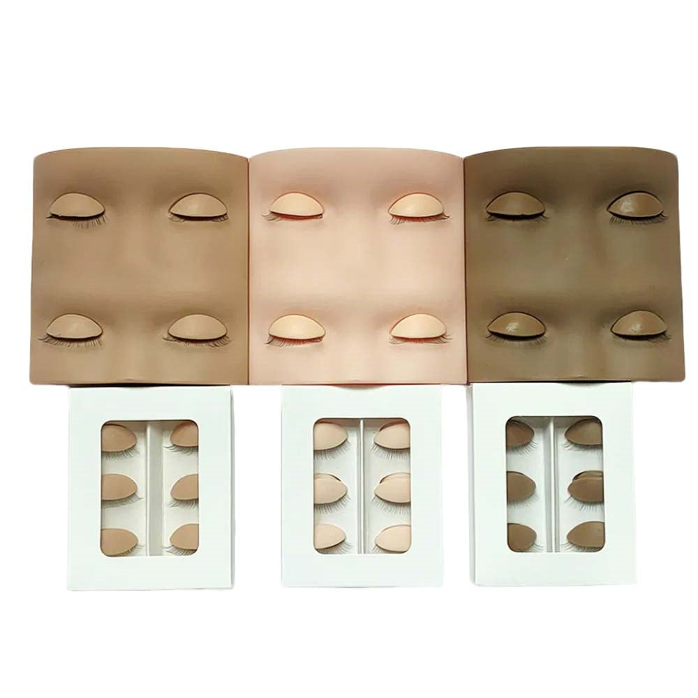 Eyelash Pads Model with 1 pair of eyelashes