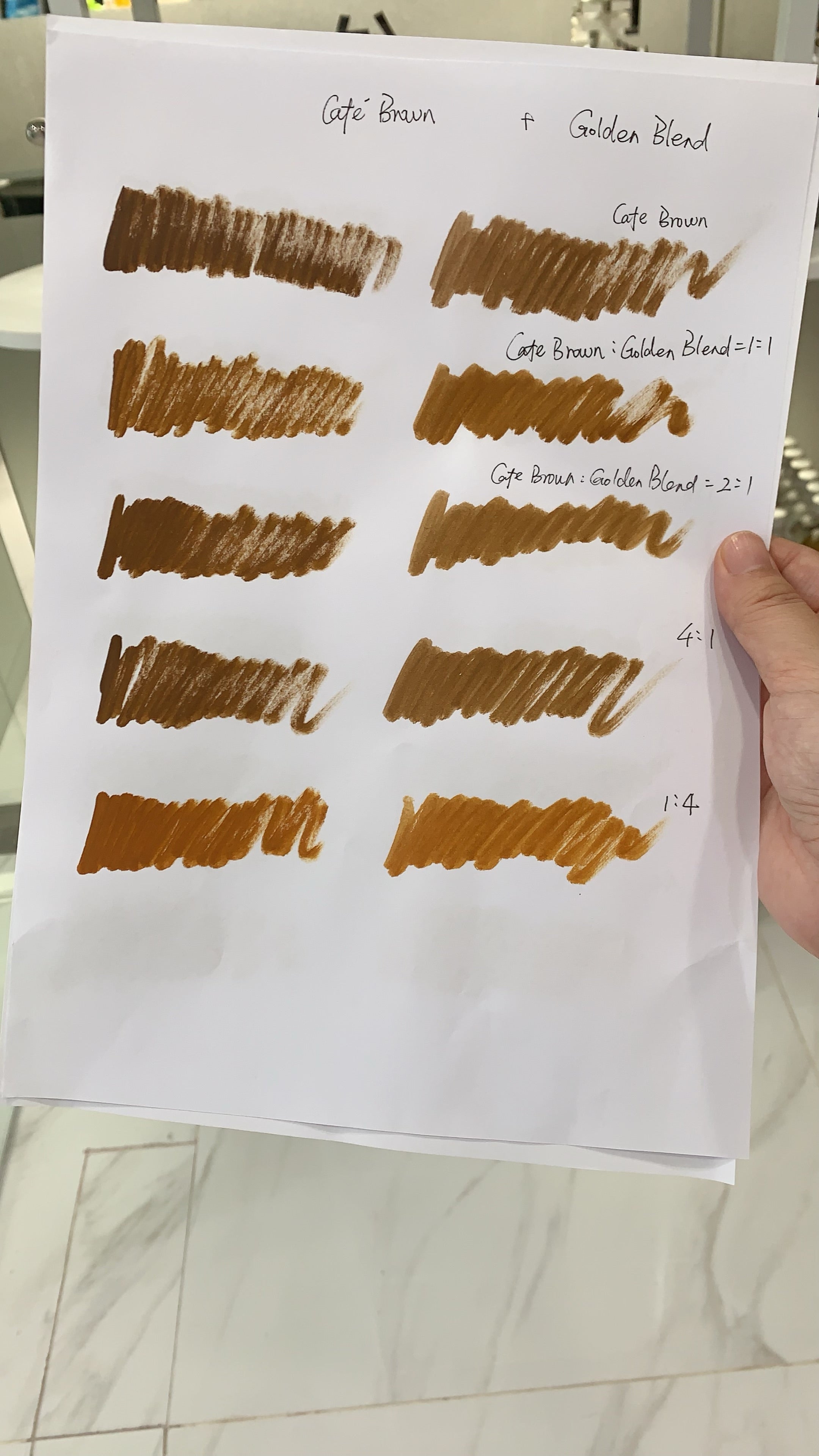 YDPMU POWDER Hybrid Liquid Pigment For Brows - Golden Blend