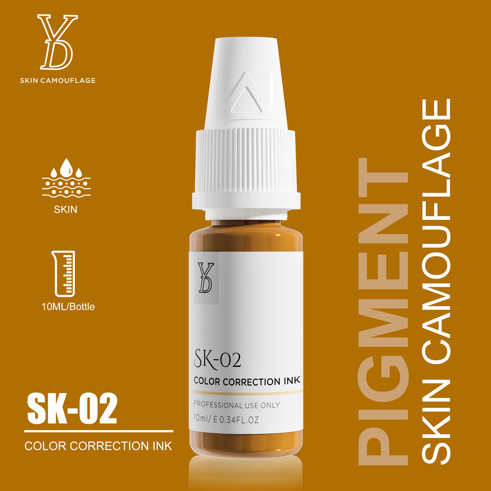 YDPMU Skin Camouflage Pigment Scar Camouflage Ink 20 Shades Available