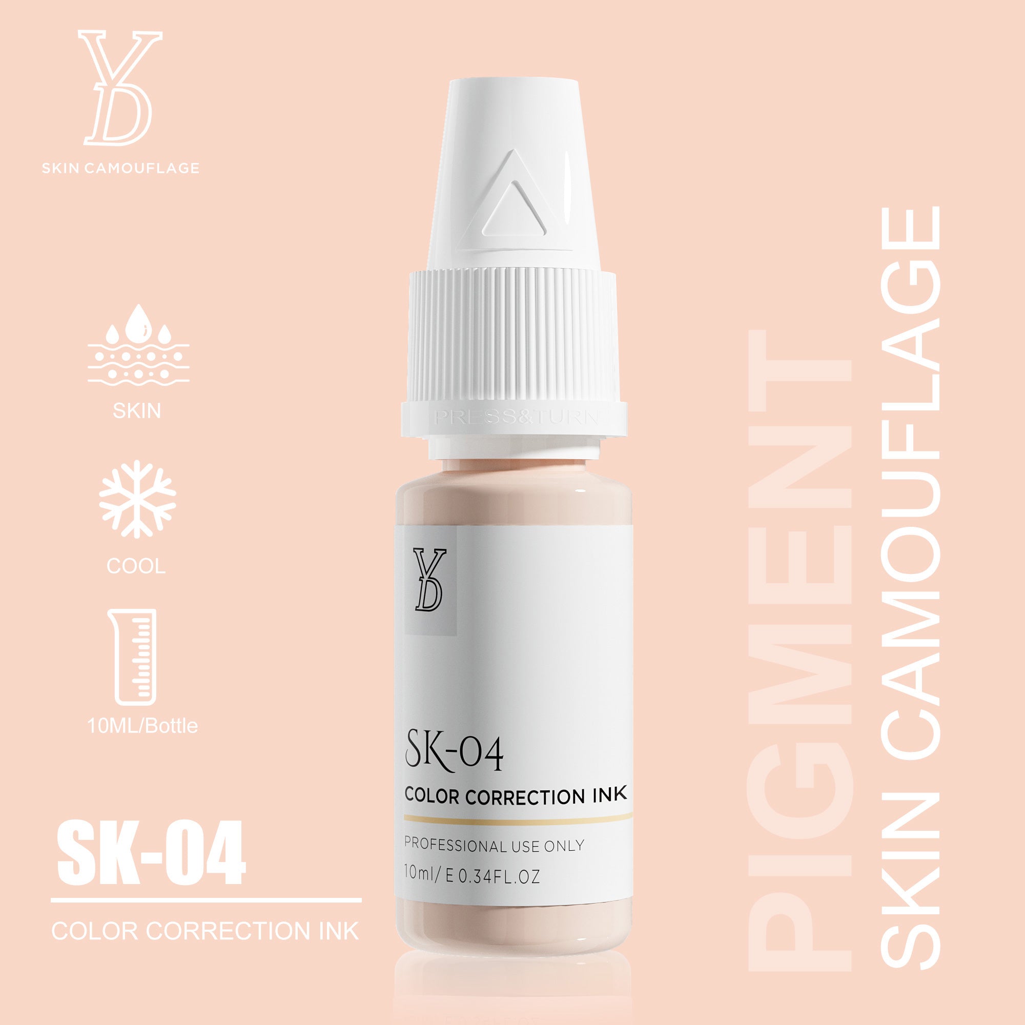 YDPMU Skin Camouflage Pigment Scar Camouflage Ink 20 Shades Available