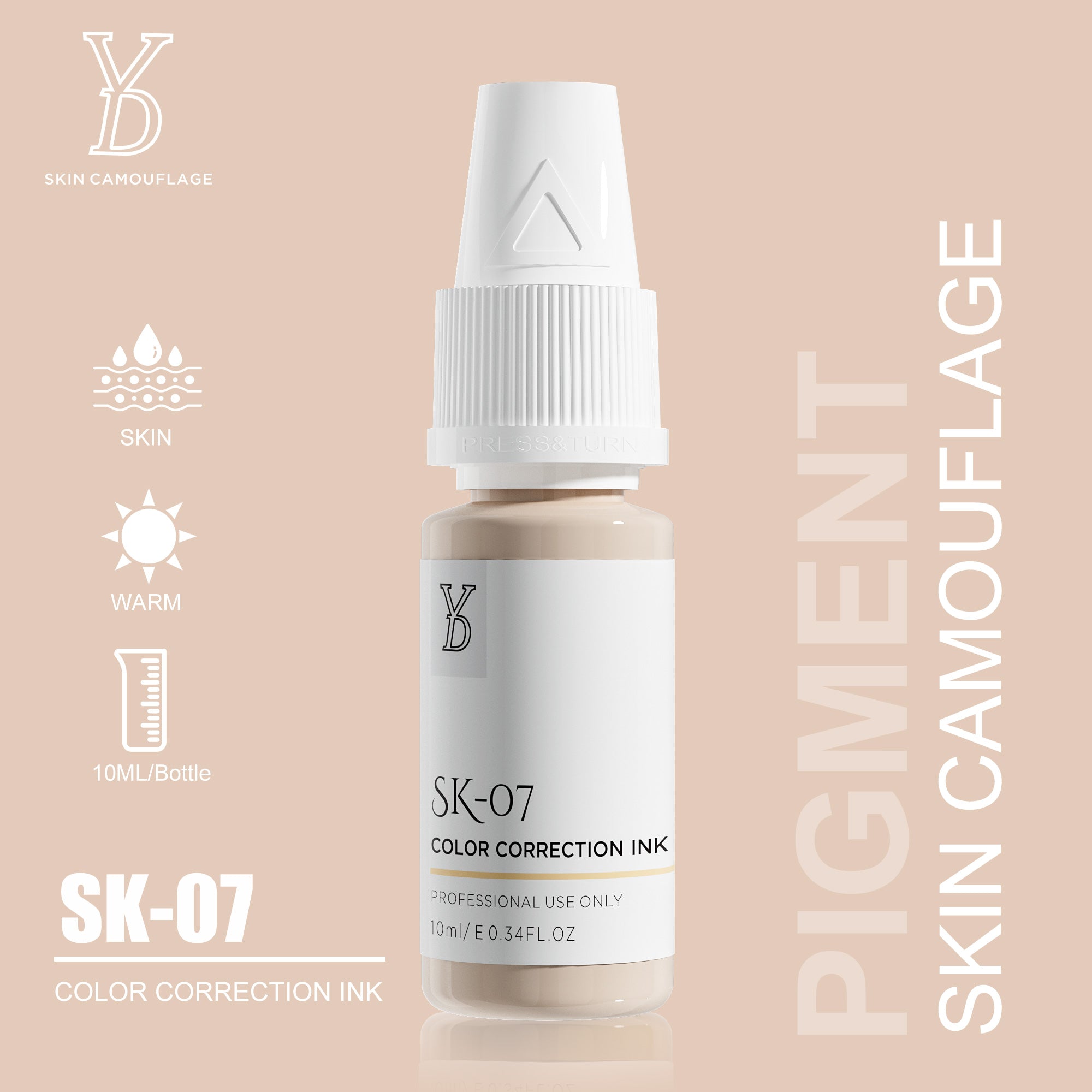 YDPMU Skin Camouflage Pigment Scar Camouflage Ink 20 Shades Available
